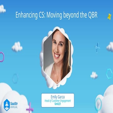 SaaStr Annual 2024: Enhancing CS: Moving Beyond the QBR with Unit21
