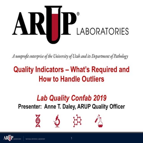 Quality Indicators – What’s Required and How to Handle Outliers