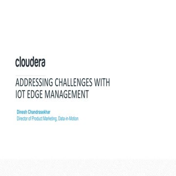 Addressing Challenges with IoT Edge Management