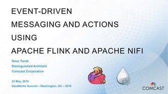 Event-Driven Messaging and Actions using Apache Flink and Apache NiFi