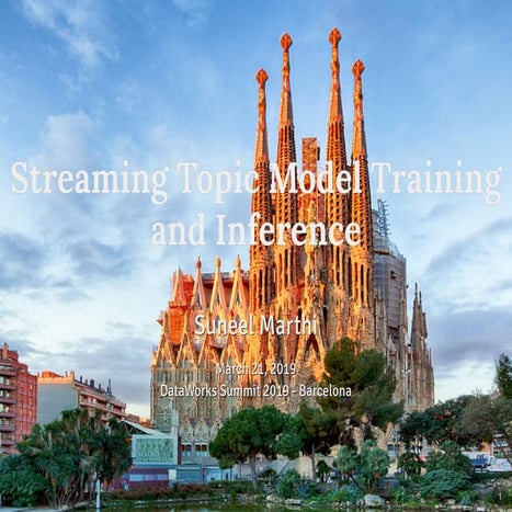 Streaming Topic Model Training and Inference with Apache Flink
