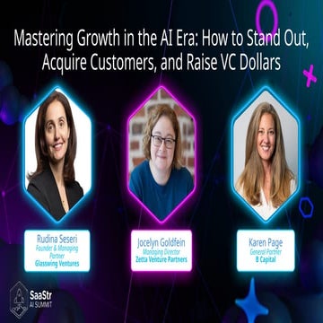 SaaStr Annual 2024: Mastering Growth in the AI Era: How to Stand Out, Acquire...