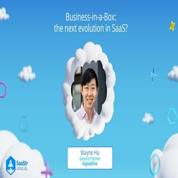 SaaStr Annual 2024: Why Business-in-a-Box Startups are the Next Big SaaS Cate...