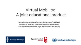 [EADTU OPEN VM WEBINAR] Presentation Christian Stracke / Sanna Juutinen / Pan...