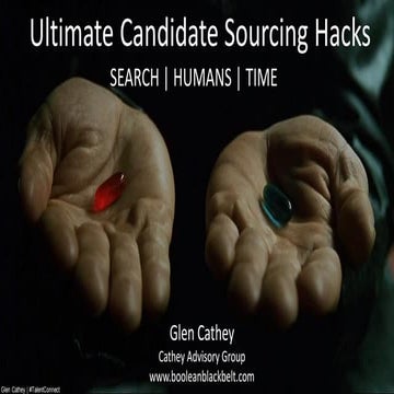 Ultimate candidate sourcing hacks | Talent Connect 2016
