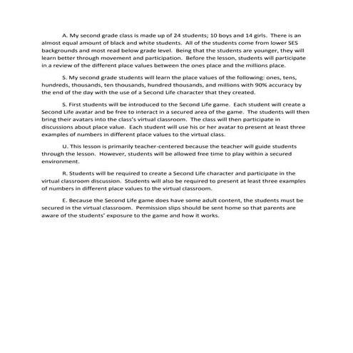 Wednesday lesson plan | DOCX