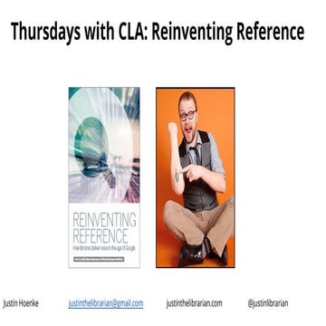 Thursdays with the California Library Association (CLA)