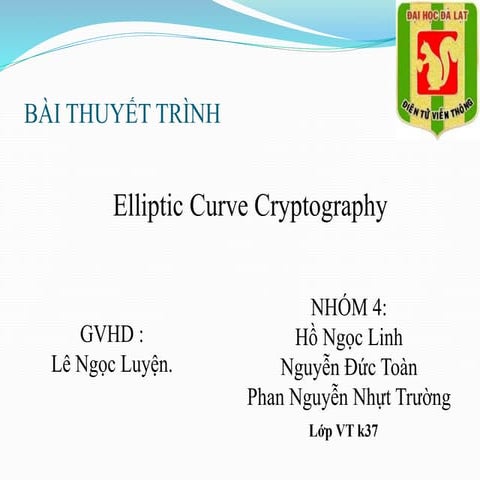 Mã hóa đường cong Elliptic