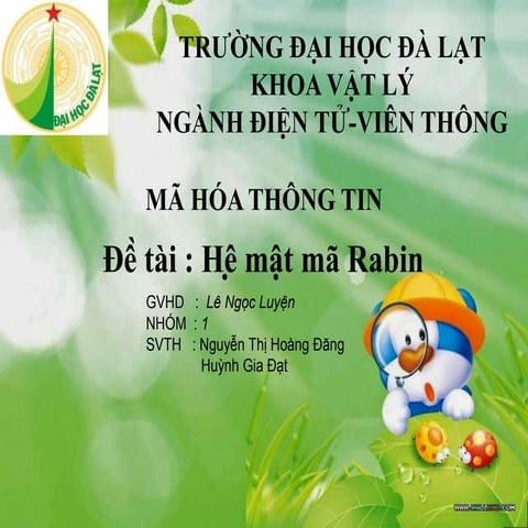Hệ mật mã Rabin