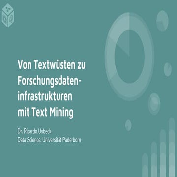 Von Textwüsten zu Forschungsdateninfrastrukturen mit Wissensgraphen