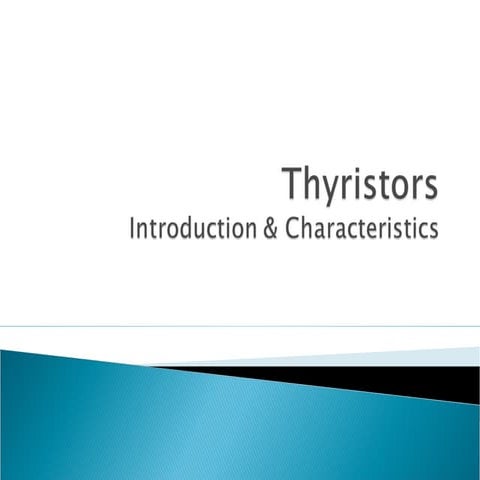 Thyristors