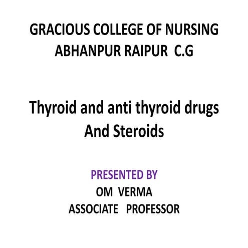 Thyroid and anti thyroid drugs  OM VERMA 2024.pdf