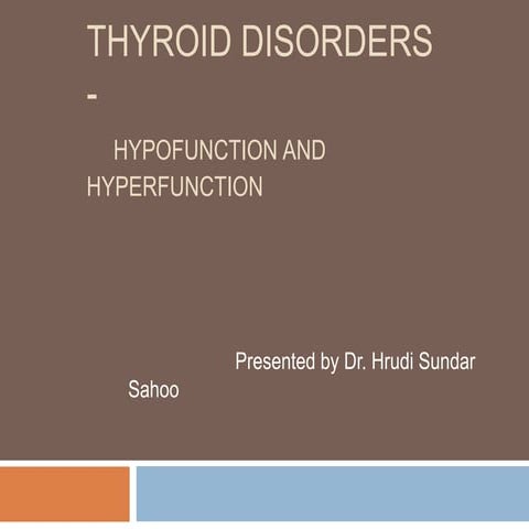 Thyroid disorders