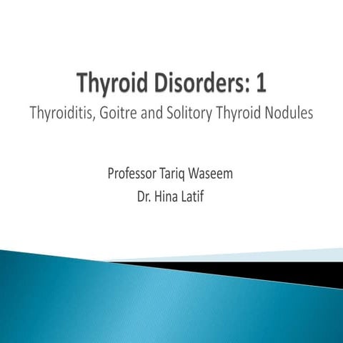 Thyroid disorders 1