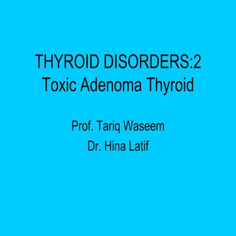Thyroid disorders 2