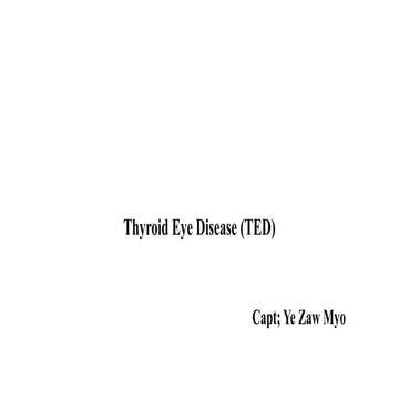 Thyroid eye disease | PPTX