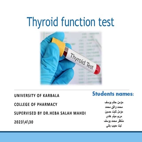 thyroid function test seminar.pptx