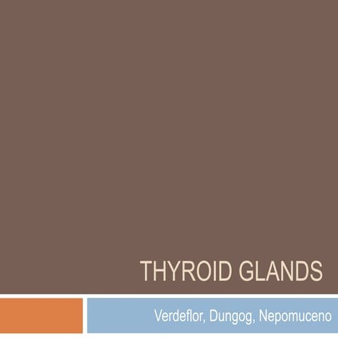 Thyroid Glands
