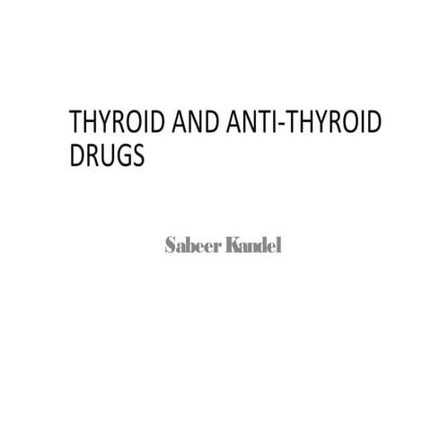 Thyroid hormone
