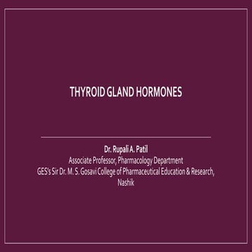 Thyroid hormones