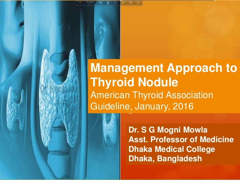 Thyroid nodule ATA guideline 2016