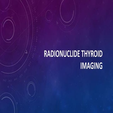 Thyroid scan