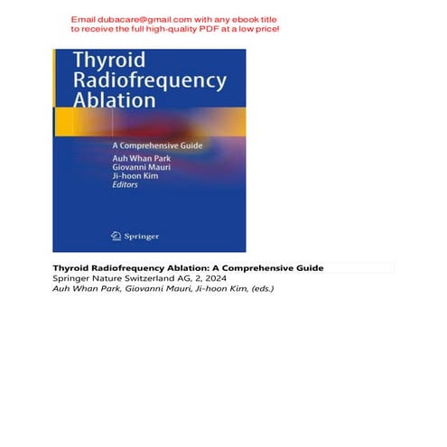 Thyroid Radiofrequency Ablation A Comprehensive Guide 2nd Edition Auh ...
