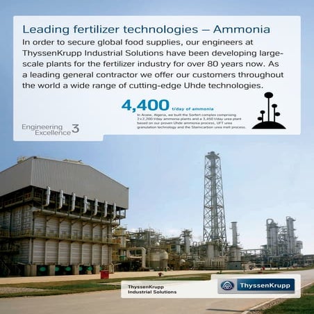 Thyssenkrupp uhde advanced ammonia processes dual pressure