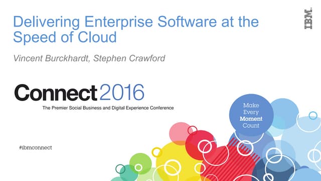 TI 1641 - delivering enterprise software at the speed of cloud