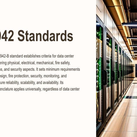 TIA -942 - STANDREDS FOR DESIGN OF DATA CENTRE