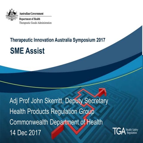 Therapeutic Innovation Australia Symposium 2017 - SME Assist