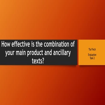Evaluation question 2 | PPTX