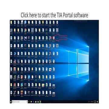 TIA Portal Software for PLC ladder programming