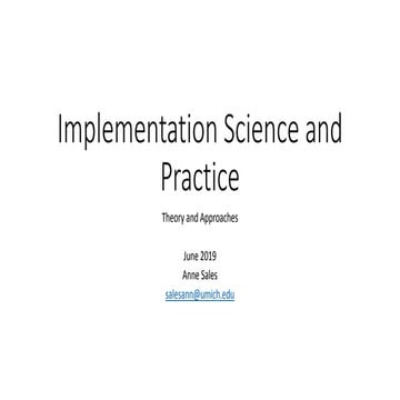 TIARA Module 2 Anne Sales Theory & Approaches 06192019