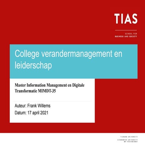 College Leiderschap en verandermanagement NL versie