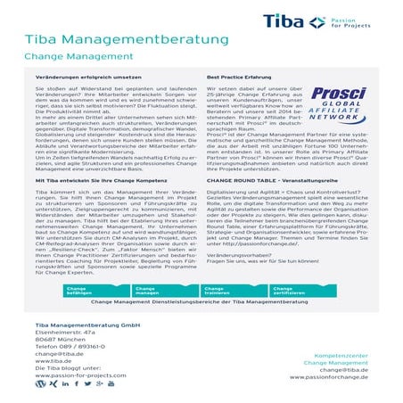 Tiba Managementberatung - Change Management