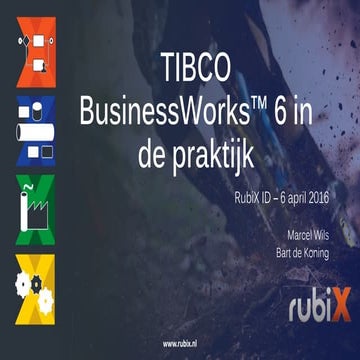 RubiX ID - Tibco business works™ 6 in de praktijk - Bart de Koning en Marcel ...