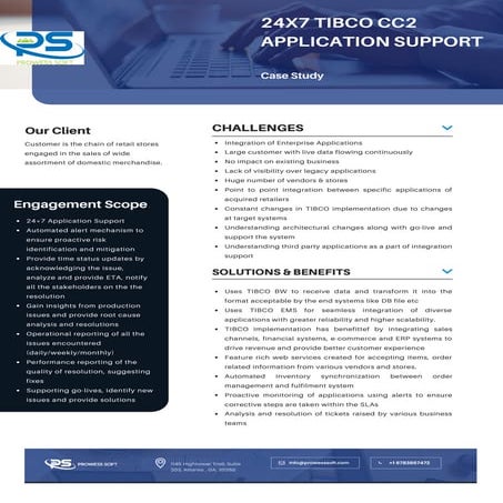 Tibco CC2 Application Support