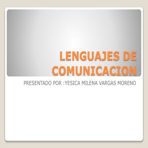 lenguajes de comunicacion