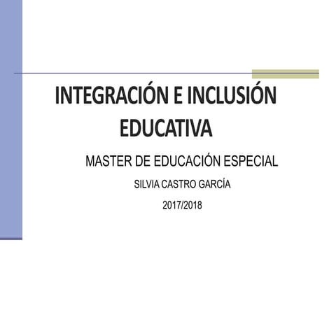 La escuela inclusiva | PPT