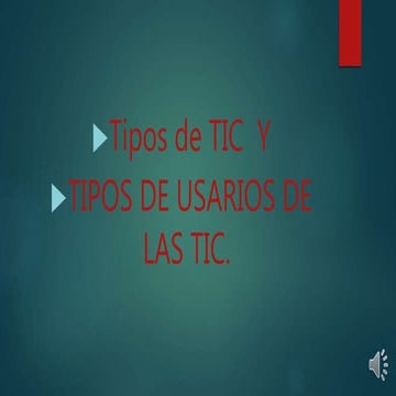 Tipos de tics | PPTX