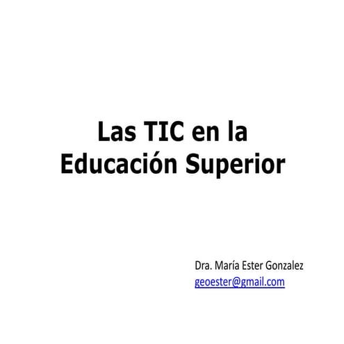 Uso de las tics power point | PPTX