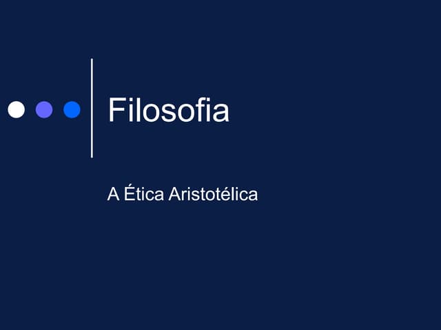 ética aristotélica