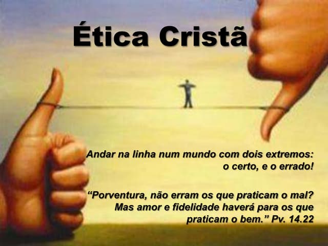 Ética cristã   slides aula 2