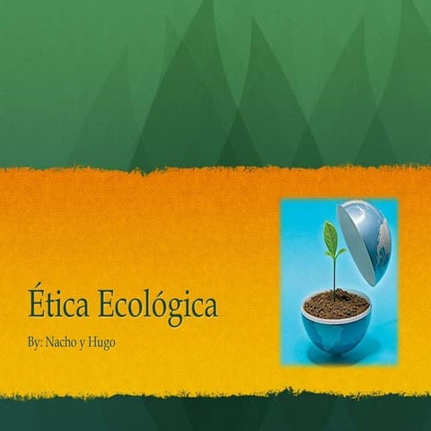 éTica ecológica