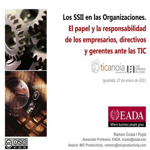 Los SSII en las Organizaciones | PDF