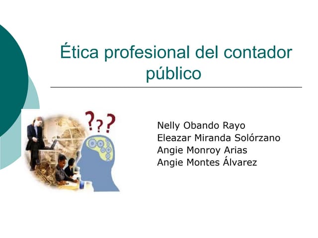 Código de etica del contador público