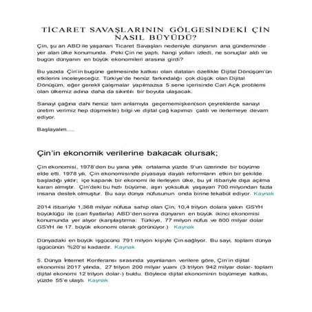 Ticaret Savaşlarının Gölgesindeki Çin Nasıl Büyüdü?