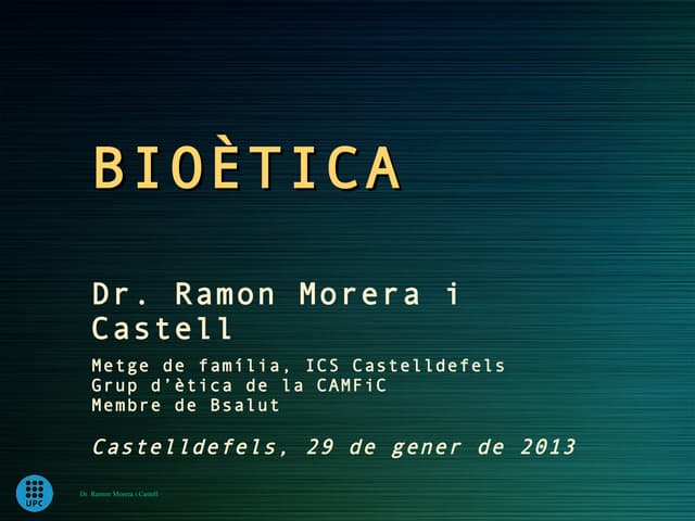 Introducció a la bioètica