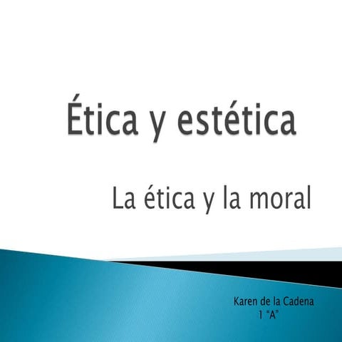 éTica y estética